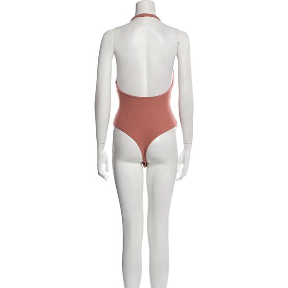 Alix of Bohemia V-Neck Sleeveless Bodysuit Pink Size XS - Picture 3 of 3